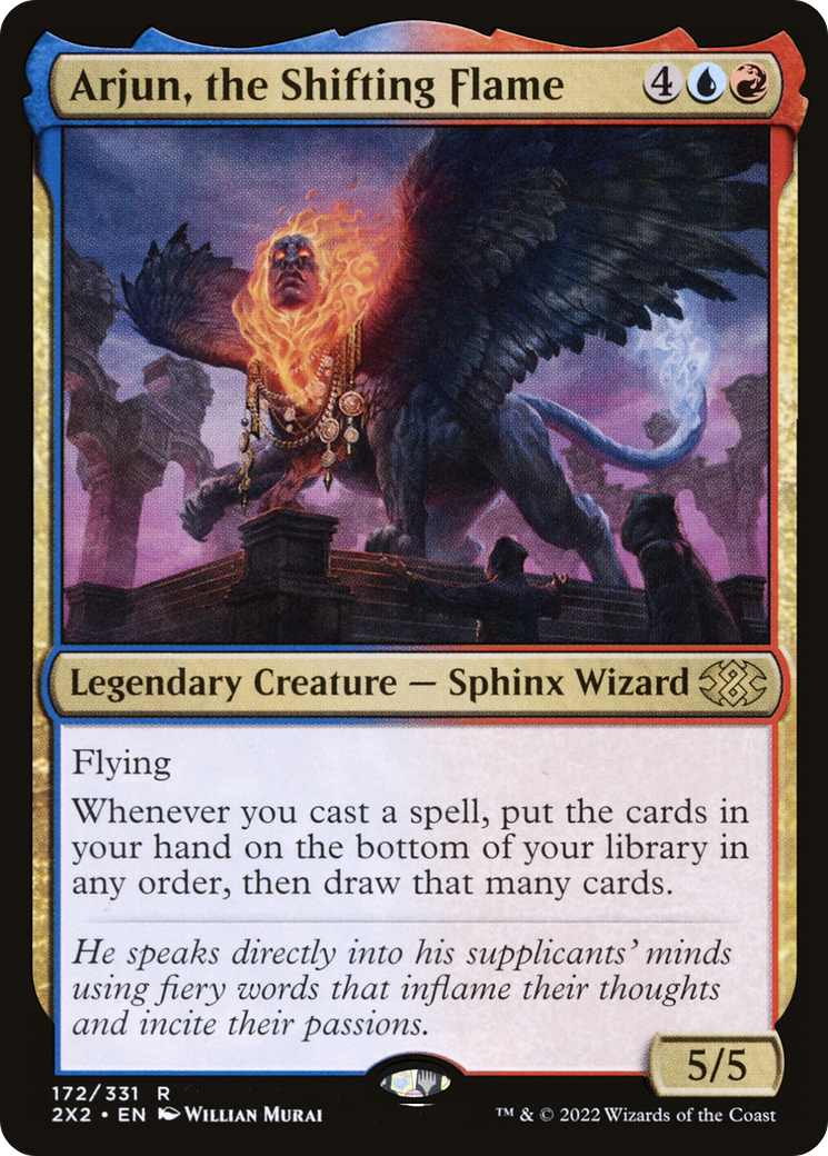 Arjun the Shifting Flame - Magic the Gathering card